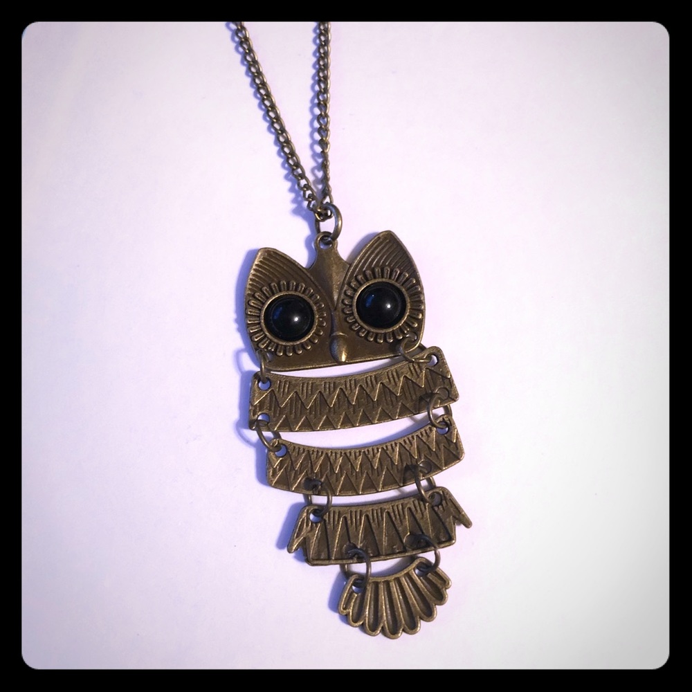 💜🦉Antique Bronze Owl Necklace🦉💜